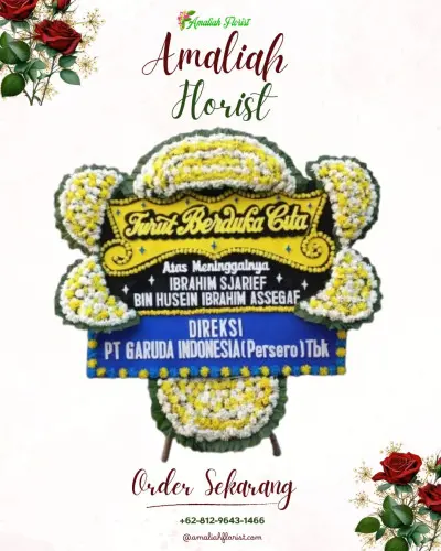 Papan Bunga Duka di Jatibarang